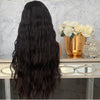 Women's Black Partial Big Wave Long Curly Hair Wig