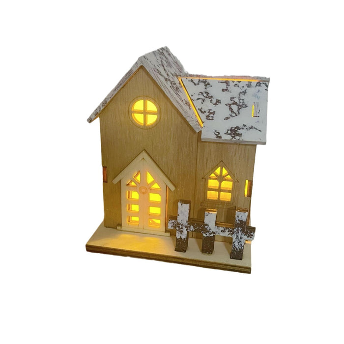 Snow Cabin Luminous Cabin Creative Christmas Decoration