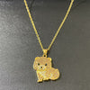 Women's Cute Fashion Pomeranian Pendant Necklace