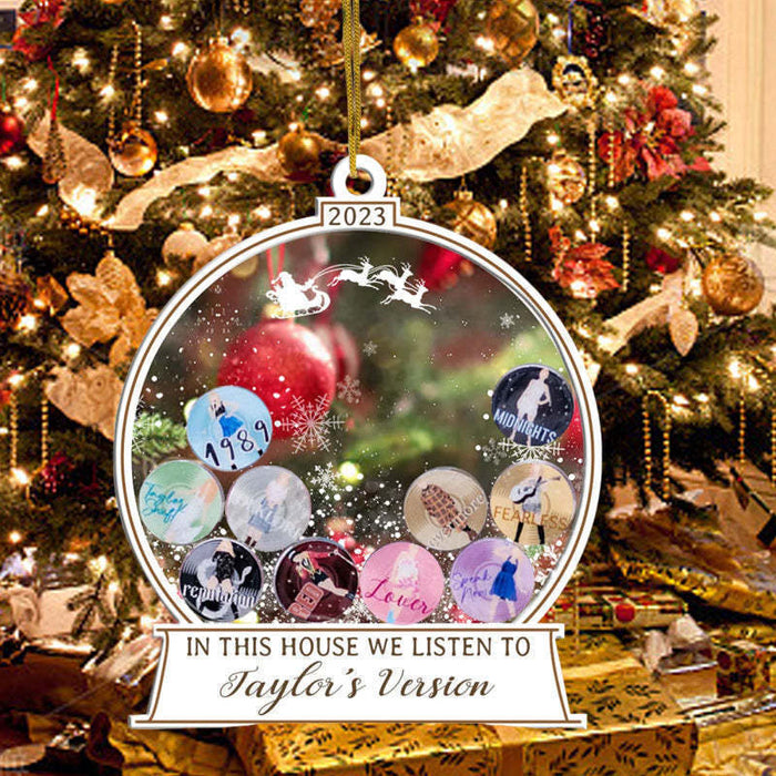 Christmas Taylor's Version Ornament Acrylic Flat Taylor