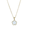 Lucky Five Petal Flower Single Necklace Simple