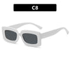 Personalized Street Shot Sun Shade UV Protection Square Small Frame Sunglasses