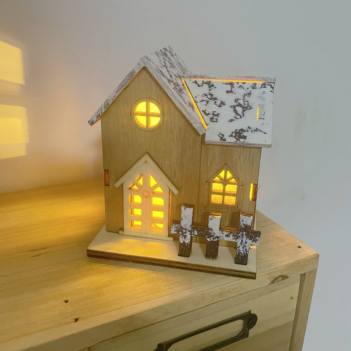 Snow Cabin Luminous Cabin Creative Christmas Decoration