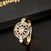 Fashion Six-pointed Star Ring Female Full Diamond Versatile