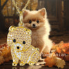 Women's Cute Fashion Pomeranian Pendant Necklace