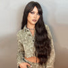 High Temperature Silk Wig With Long Curly Bangs