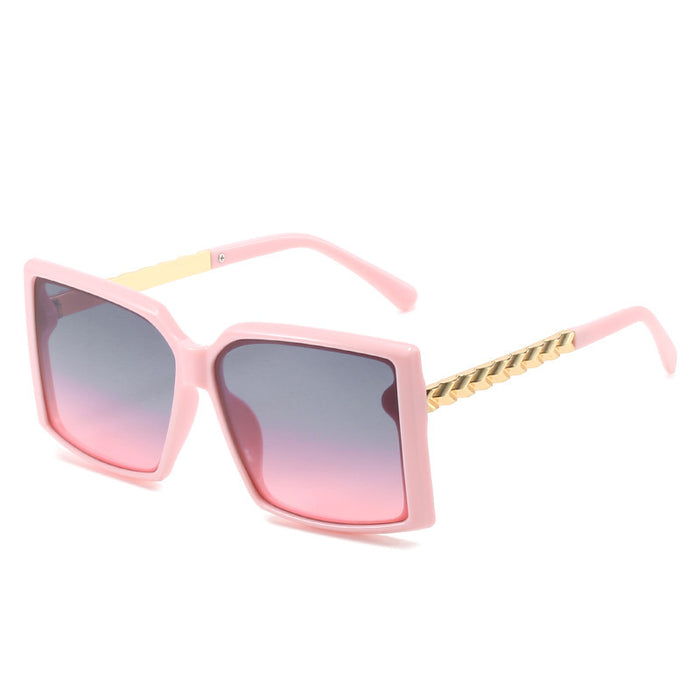 Fashion Box Simple Catwalk Light Luxury Sunglasses