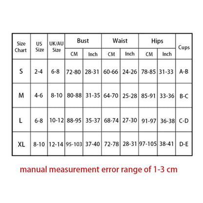 Split Printed Swimwear For Women With Sexy Chest Pads