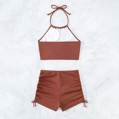 Sling Split Swimsuit Women's Boxer