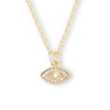 Copper Plated Gold Zircon Extended Chain Necklace