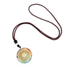 Cross-border Hot Selling Colorful Gravel Necklace Natural Crystal Pendant Multilateral Geometric Shape Ornament Wholesale