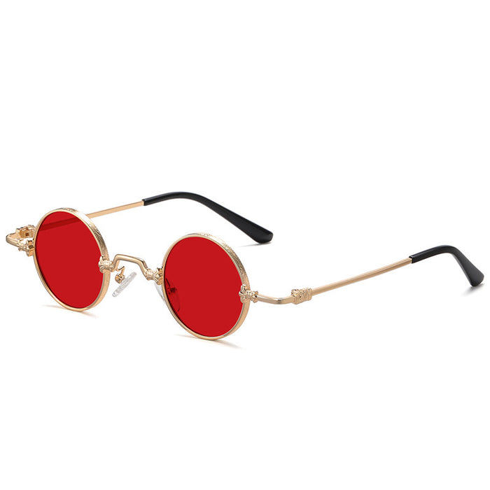 European And American Retro Round Sunglasses