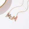 Diamond Mom Letter Necklace Personality