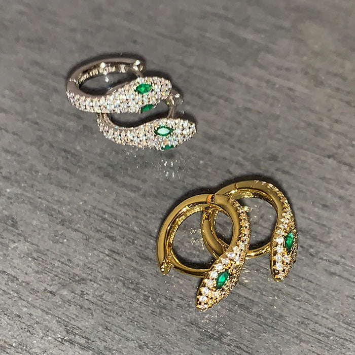 Personalized Snake Earrings Women's Retro Fashion