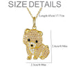 Women's Cute Fashion Pomeranian Pendant Necklace