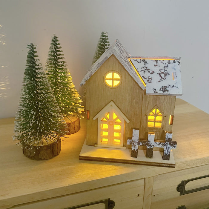 Snow Cabin Luminous Cabin Creative Christmas Decoration