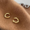 Texture Texture Ear Ring Simple Ins Cold Style High-grade Earrings