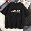 I Love My Girlfriend T-shirt Female Comic