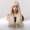 Women's Temperament In The Long Curly Hair Wig Head Set